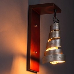 Antikke Trevegglamper Med 1 Lys
