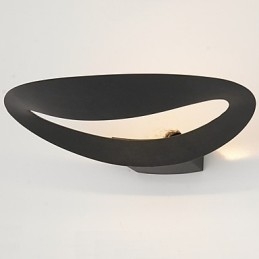 Kunstnerisk Vegglampe Med 1 Lys I Svart-Hvitt