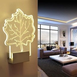 Akryl Vegglampe Pvc Lampelampe Chip Moderne Samtids Metall