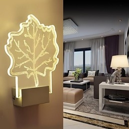 Akryl Vegglampe Pvc Lampelampe Chip Moderne Samtids Metall