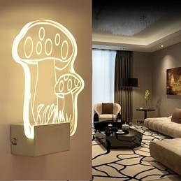 Akryl Vegglampe Pvc Vegglampe Moderne Samtids Metall