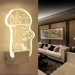 Akryl Vegglampe Pvc Vegglampe Moderne Samtids Metall