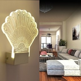 Akryl Vegglampe Pvc Vegglampe Moderne Samtids Metall