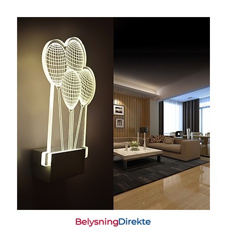 Akryl Vegglampe Pvc Vegglampe Moderne Samtids Metall