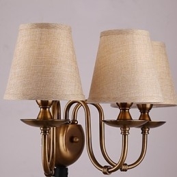 Vegglampetter Lesevegglamper Mini-Stil Rustikk Lodge Metall