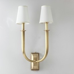 Mini-Vegglampe I Landlig Metall