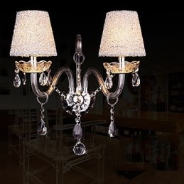 Krystallvegglampetter Tradisjonelle Klassiske Glass