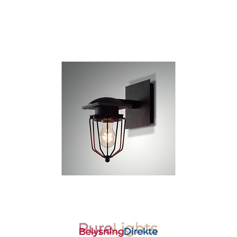 Retro Smijerns Vegglamper, Antikk Vegglampe Med Ett Hode, Minneslampe, Loftslampe I Amerikansk Jern, Vintage Vegglampe I Liten Størrelse