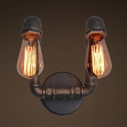 Retro Metallvegglampe Til Kafé