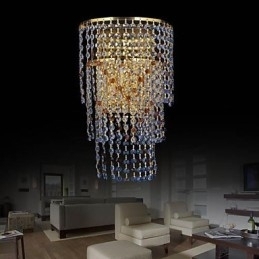 Krystall Vegglampe Moderne Samtids Metall
