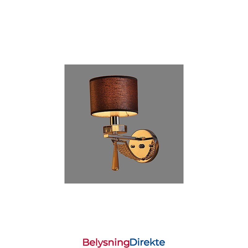 Krystall Vegglampe Moderne Samtids Metall