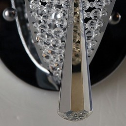 Krystall Vegglampe Moderne Samtids Metall