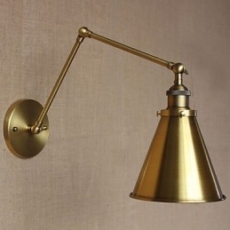 Vegglampetter Svinglamper Lesevegglamper Ministil Rustikk Lodge Metall