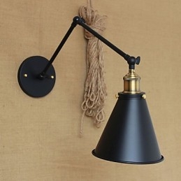 Vegglampetter Svinglamper Lesevegglamper Ministil Rustikk Lodge Metall