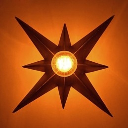 Kort Femkantet Stjernebelysning Personlig Moderne Vegglampe Barnehuslamper