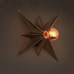 Kort Femkantet Stjernebelysning Personlig Moderne Vegglampe Barnehuslamper