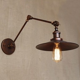 Vegglampetter Svinglamper Lesevegglamper Ministil Rustikk Lodge Metall