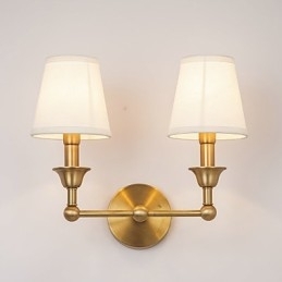 Mini-Vegglampe I Landlig Metall