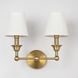 Mini-Vegglampe I Landlig Metall