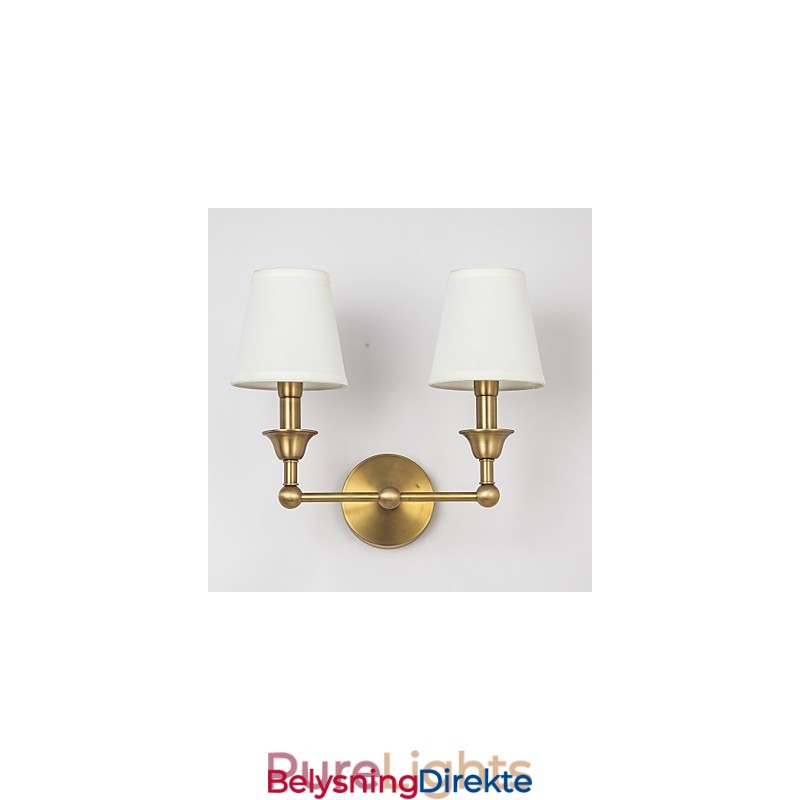 Mini-Vegglampe I Landlig Metall