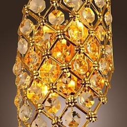 Kunstnerisk Krystallvegglampe Med 2 Lys