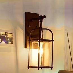 Kreative Lamper I Industrielt Utseende Vegglamper I Nordamerikansk Stil Med Edison-Fløytepære Innendørs Bardekorasjonslys