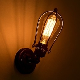 Luksuriøs Matel Vegglampe Med 1 Lys
