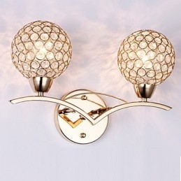 Vegglampe Leselamper Krystall Ministil Moderne Samtids Metall