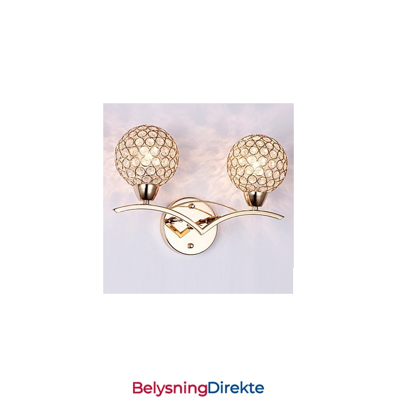 Vegglampe Leselamper Krystall Ministil Moderne Samtids Metall
