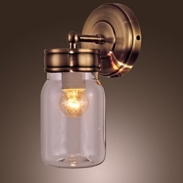 Rustikk Vegglampe I Flaskeform