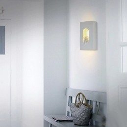 Hvit Moderne Kort Mote Vegglampe Nattbordslampe Speillampe Soveroms Vegglampe