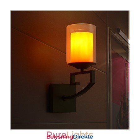 Retro Glass Enkel Enkelt Vegglampe Krystall Moderne Samtids Metall