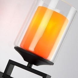 Retro Glass Enkel Enkelt Vegglampe Krystall Moderne Samtids Metall