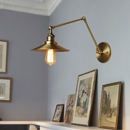 Max Amerikansk Industriell Vegglampe I Veggstil