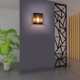 Vintage-Stil Simplicity Ståltrådnett Og Metallvegglampe Stue Gang Loft Garasje Kjeller Vegglampe
