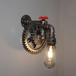 Kreativ Jernbar, Restaurant, Bargang, Vegglampe, Vegglampe, Loft, Industriell Utstyr, Personlighet, For Å Lage Gamle Vannrør