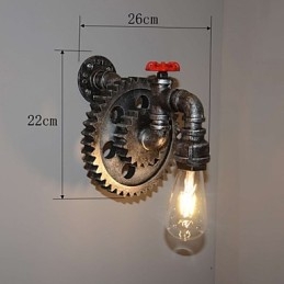 Kreativ Jernbar, Restaurant, Bargang, Vegglampe, Vegglampe, Loft, Industriell Utstyr, Personlighet, For Å Lage Gamle Vannrør