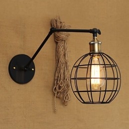 Vegglampetter Svinglamper Lesevegglamper Ministil Rustikk Lodge Metall