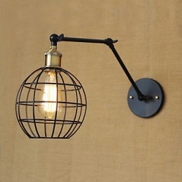 Vegglampetter Svinglamper Lesevegglamper Ministil Rustikk Lodge Metall