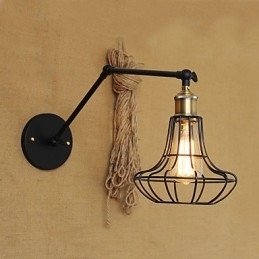 Vegglampetter Svinglamper Lesevegglamper Ministil Rustikk Lodge Metall
