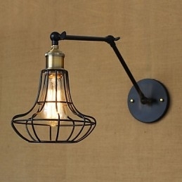 Vegglampetter Svinglamper Lesevegglamper Ministil Rustikk Lodge Metall