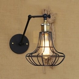 Vegglampetter Svinglamper Lesevegglamper Ministil Rustikk Lodge Metall