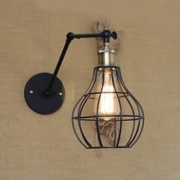 Vegglampetter Svinglamper Lesevegglamper Ministil Rustikk Lodge Metall