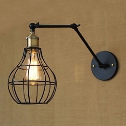 Vegglampetter Svinglamper Lesevegglamper Ministil Rustikk Lodge Metall