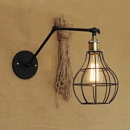 Vegglampetter Svinglamper Lesevegglamper Ministil Rustikk Lodge Metall