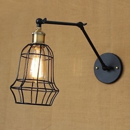 Vegglampetter Svinglamper Lesevegglamper Ministil Rustikk Lodge Metall