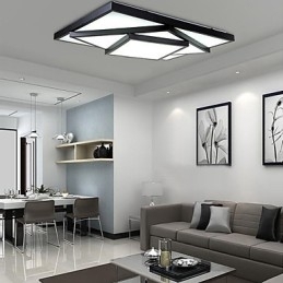 Firkantet, Innfelt Moderne, Samtidskunstnerisk Taklampe