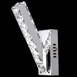 Krystall Vegglampe Moderne Samtids Metall