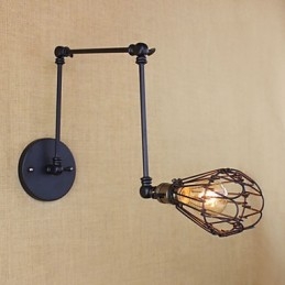 Jernarm Loft Retro Industriell Korridor Midgang Trapp Gangbord Enkel Kreativ Restaurant Bar Lampe