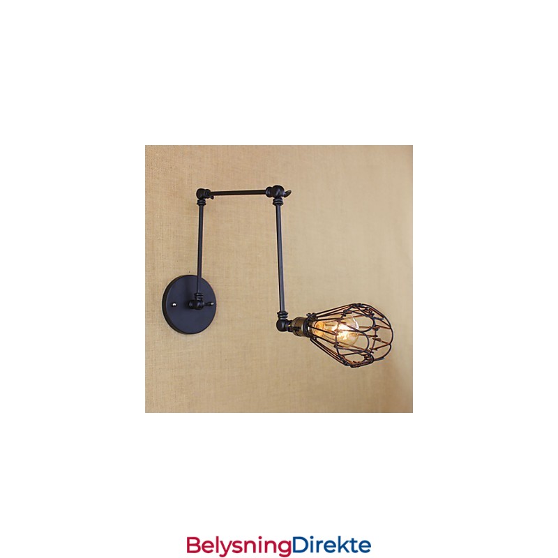 Jernarm Loft Retro Industriell Korridor Midgang Trapp Gangbord Enkel Kreativ Restaurant Bar Lampe